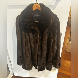 Brown Mink Fur Coat